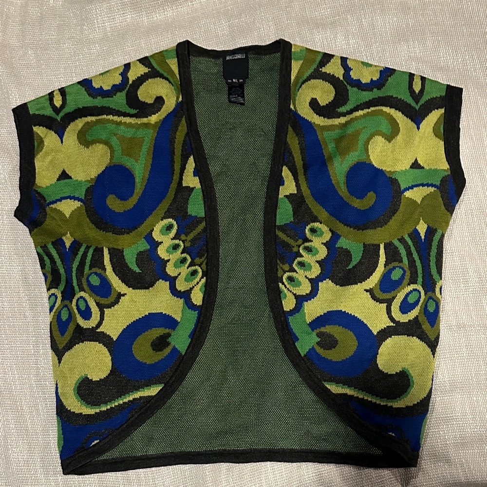 James Coviello + Anna Sui Open-Front Cardigan